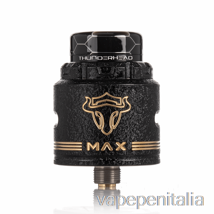 Scatola Vape Mod Creazioni Thunderhead Tauren Max 25mm Bf Rda Ottone Nero